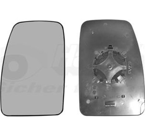 Sticla oglinda. oglinda retrovizoare exterioara - Van Wezel-3799835 - Van Wezel-3799835