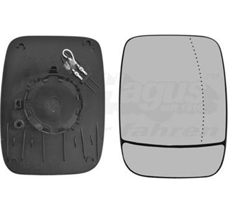 Sticla oglinda. oglinda retrovizoare exterioara - Van Wezel-3891838 - Van Wezel-3891838