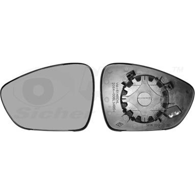 Sticla oglinda. oglinda retrovizoare exterioara - Van Wezel-4068837 - Van Wezel-4068837