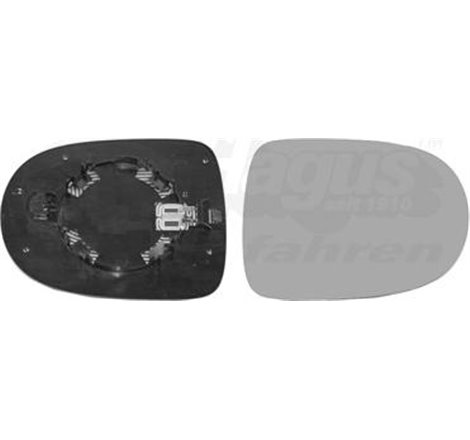 Sticla oglinda. oglinda retrovizoare exterioara - Van Wezel-4372838 - Van Wezel-4372838