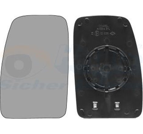 Sticla oglinda. oglinda retrovizoare exterioara - Van Wezel-4387837 - Van Wezel-4387837