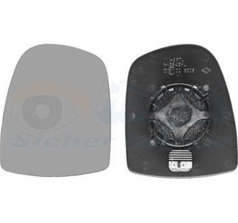 Sticla oglinda. oglinda retrovizoare exterioara - Van Wezel-4394837 - Van Wezel-4394837