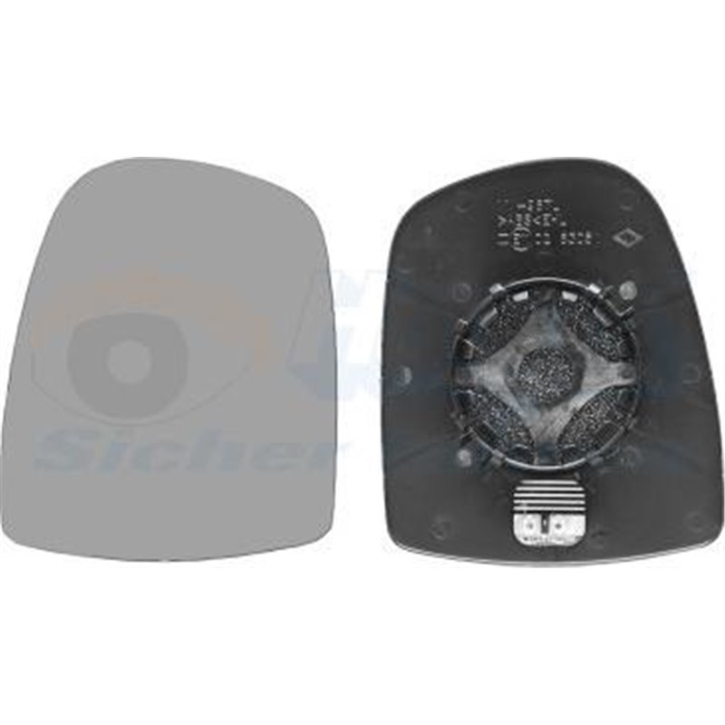 Sticla oglinda. oglinda retrovizoare exterioara - Van Wezel-4394838 - Van Wezel-4394838