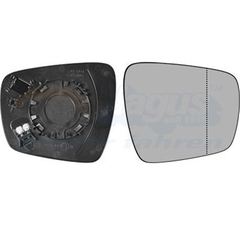 Sticla oglinda. oglinda retrovizoare exterioara - Van Wezel-4424838 - Van Wezel-4424838