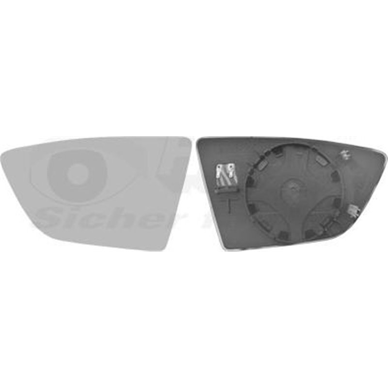 Sticla oglinda. oglinda retrovizoare exterioara - Van Wezel-4946837 - Van Wezel-4946837