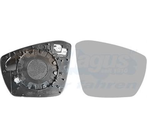 Sticla oglinda. oglinda retrovizoare exterioara - Van Wezel-5710838 - Van Wezel-5710838