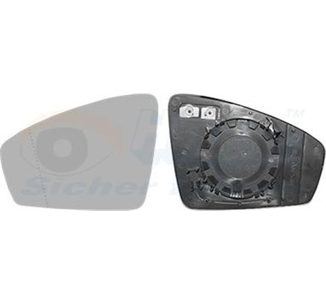 Sticla oglinda. oglinda retrovizoare exterioara - Van Wezel-5747837 - Van Wezel-5747837