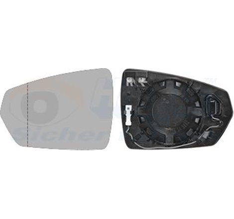 Sticla oglinda. oglinda retrovizoare exterioara - Van Wezel-5751837 - Van Wezel-5751837