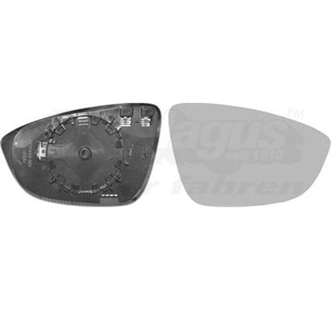 Sticla oglinda. oglinda retrovizoare exterioara - Van Wezel-5849838 - Van Wezel-5849838