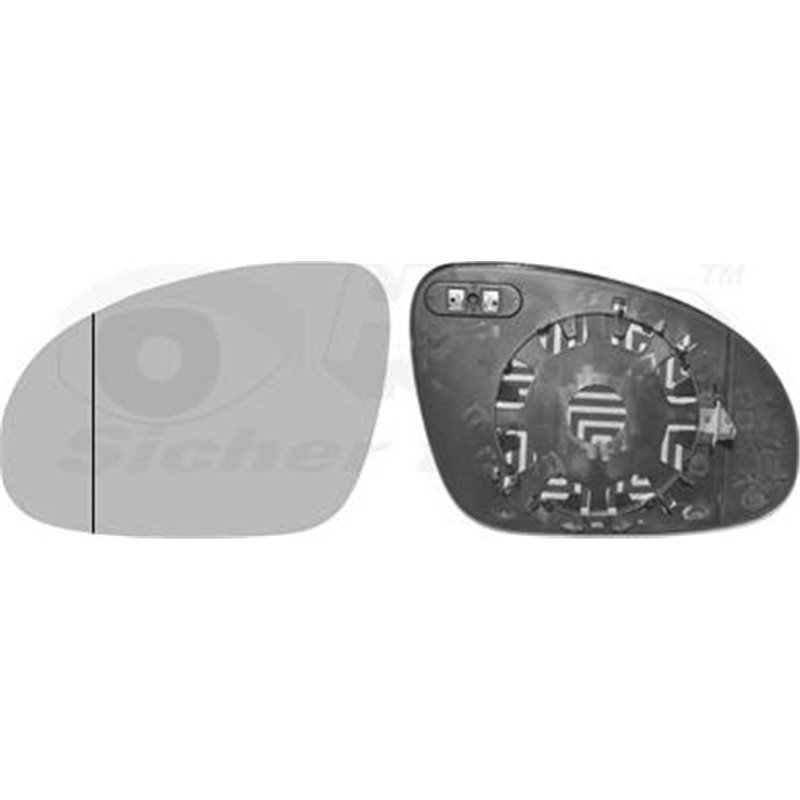 Sticla oglinda. oglinda retrovizoare exterioara - Van Wezel-5895837 - Van Wezel-5895837