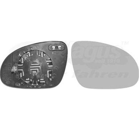 Sticla oglinda. oglinda retrovizoare exterioara - Van Wezel-5895838 - Van Wezel-5895838