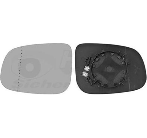 Sticla oglinda. oglinda retrovizoare exterioara - Van Wezel-5922837 - Van Wezel-5922837