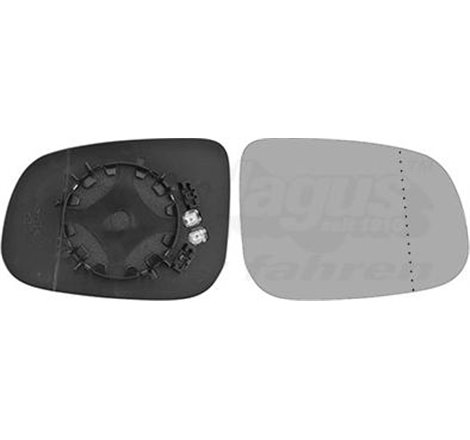 Sticla oglinda. oglinda retrovizoare exterioara - Van Wezel-5922838 - Van Wezel-5922838