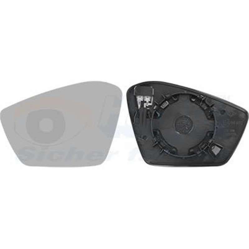 Sticla oglinda. oglinda retrovizoare exterioara - Van Wezel-7611837 - Van Wezel-7611837