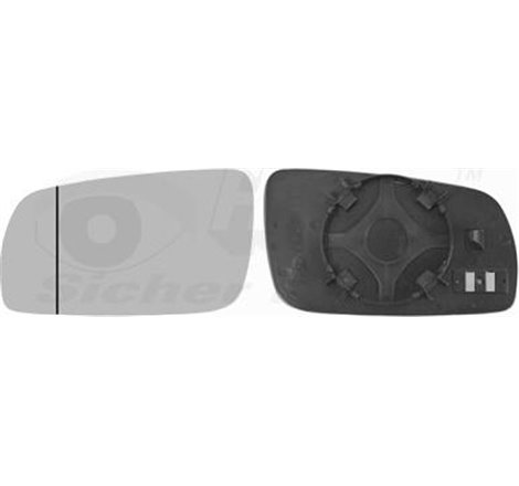 Sticla oglinda. oglinda retrovizoare exterioara - Van Wezel-7625831 - Van Wezel-7625831