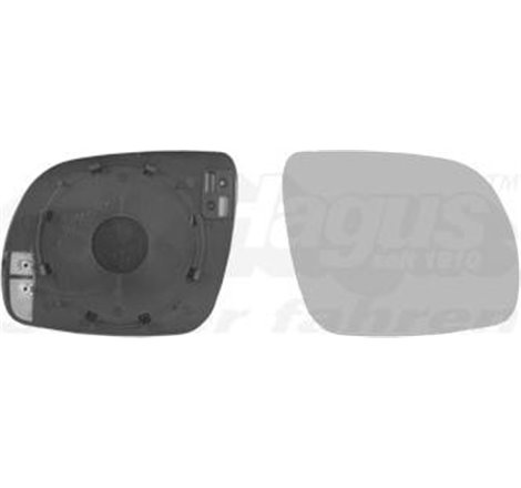 Sticla oglinda. oglinda retrovizoare exterioara - Van Wezel-7625838 - Van Wezel-7625838