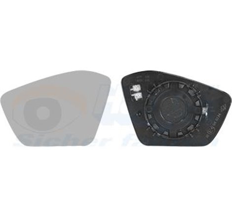 Sticla oglinda. oglinda retrovizoare exterioara - Van Wezel-7647837 - Van Wezel-7647837