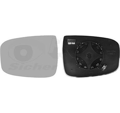 Sticla oglinda. oglinda retrovizoare exterioara - Van Wezel-8239837 - Van Wezel-8239837