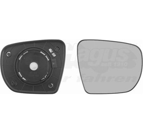 Sticla oglinda. oglinda retrovizoare exterioara - Van Wezel-8257838 - Van Wezel-8257838