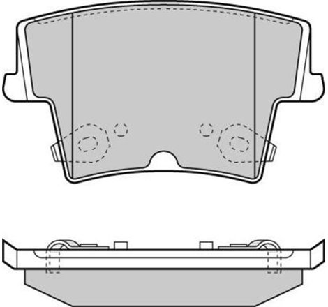 Set placute frana,frana disc - Blue Print-ADA104205