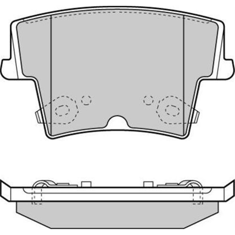 Set placute frana,frana disc - Blue Print-ADA104205