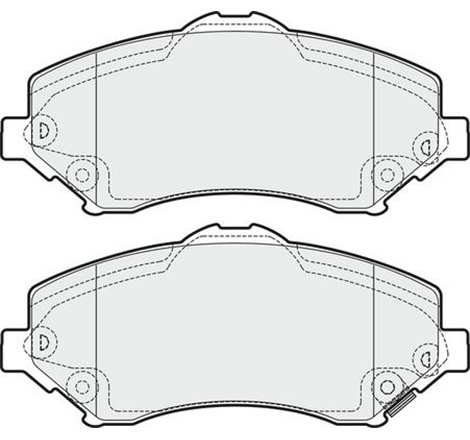 Set placute frana,frana disc - Blue Print-ADA104213