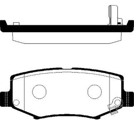 Set placute frana,frana disc - Blue Print-ADA104214