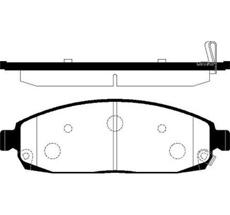 Set placute frana,frana disc - Blue Print-ADA104219