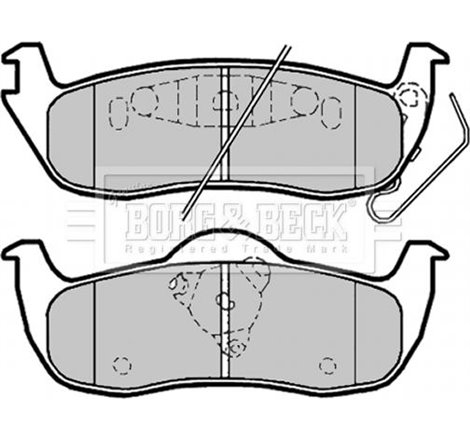 Set placute frana,frana disc - Blue Print-ADA104220