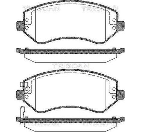Set placute frana,frana disc - Blue Print-ADA104223