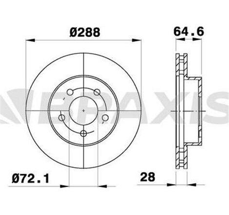 Disc frana - Blue Print-ADA104307