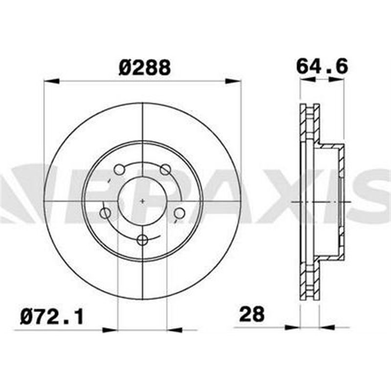 Disc frana - Blue Print-ADA104307
