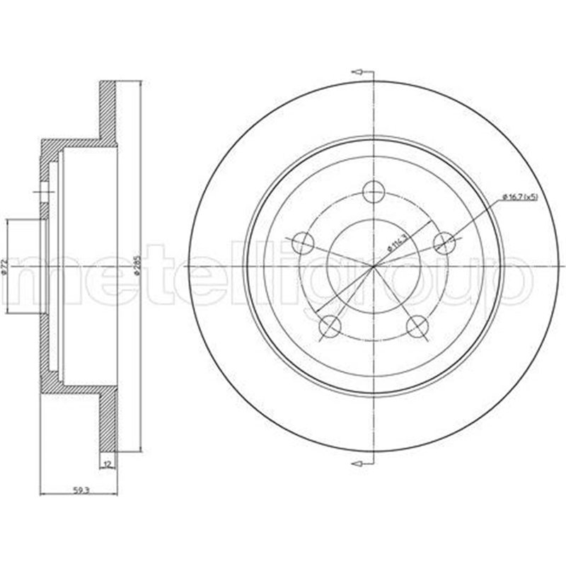 Disc frana - Blue Print-ADA104308