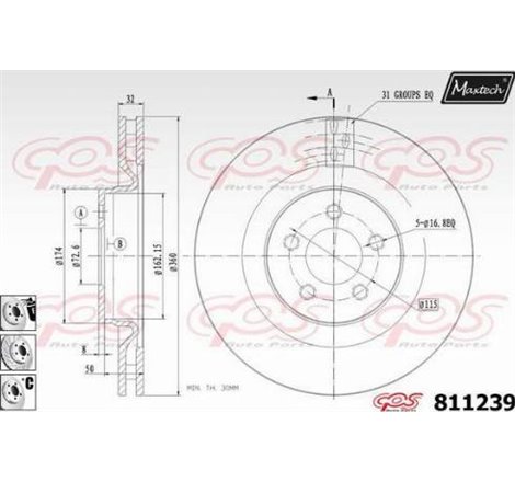 Disc frana - Blue Print-ADA104317