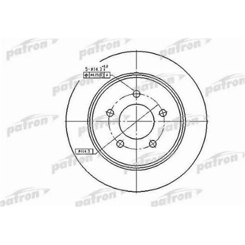 Disc frana - Blue Print-ADA104327