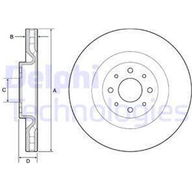 Disc frana - Blue Print-ADA104364