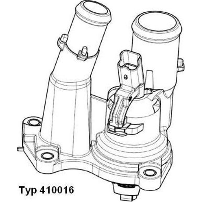 Termostat,lichid racire - WAHLER-410016.98D