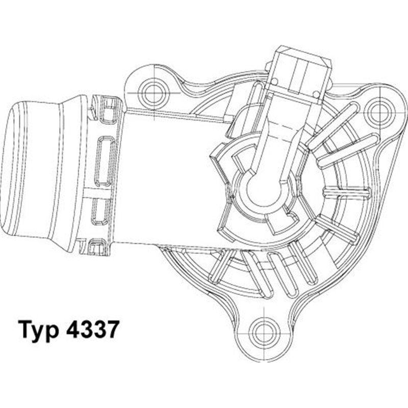 Termostat,lichid racire - WAHLER-4337.105D