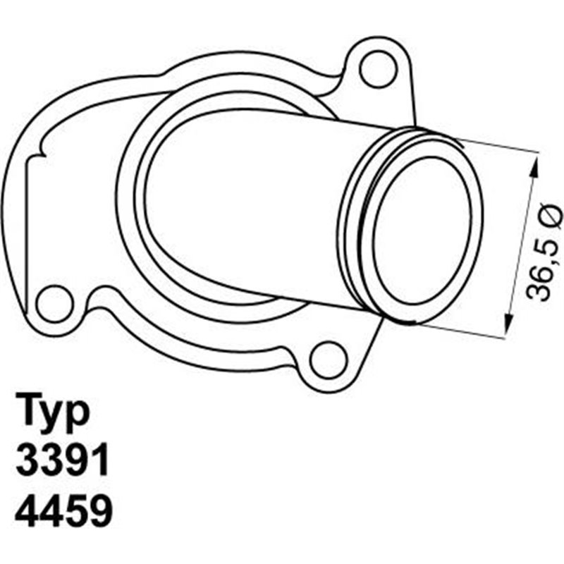 Termostat,lichid racire - WAHLER-4459.92D