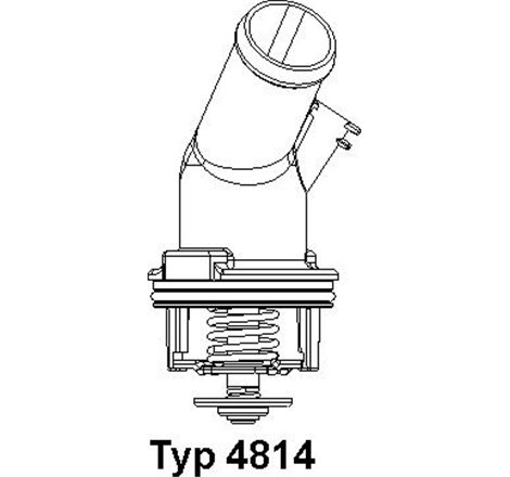 Termostat,lichid racire - WAHLER-4814.92D