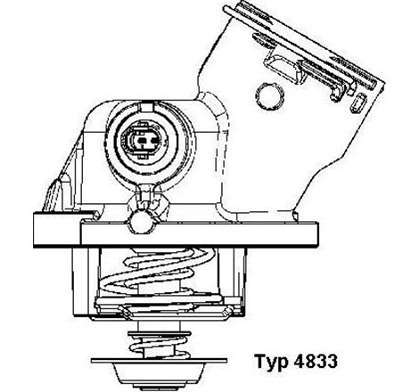 Termostat,lichid racire - WAHLER-4833.100D
