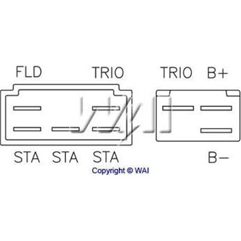 Regulator, alternator - WAI-S1003L
