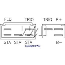 Regulator, alternator - WAI-S1003L