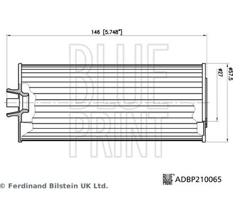 Filtru ulei - Blue Print-ADBP210065