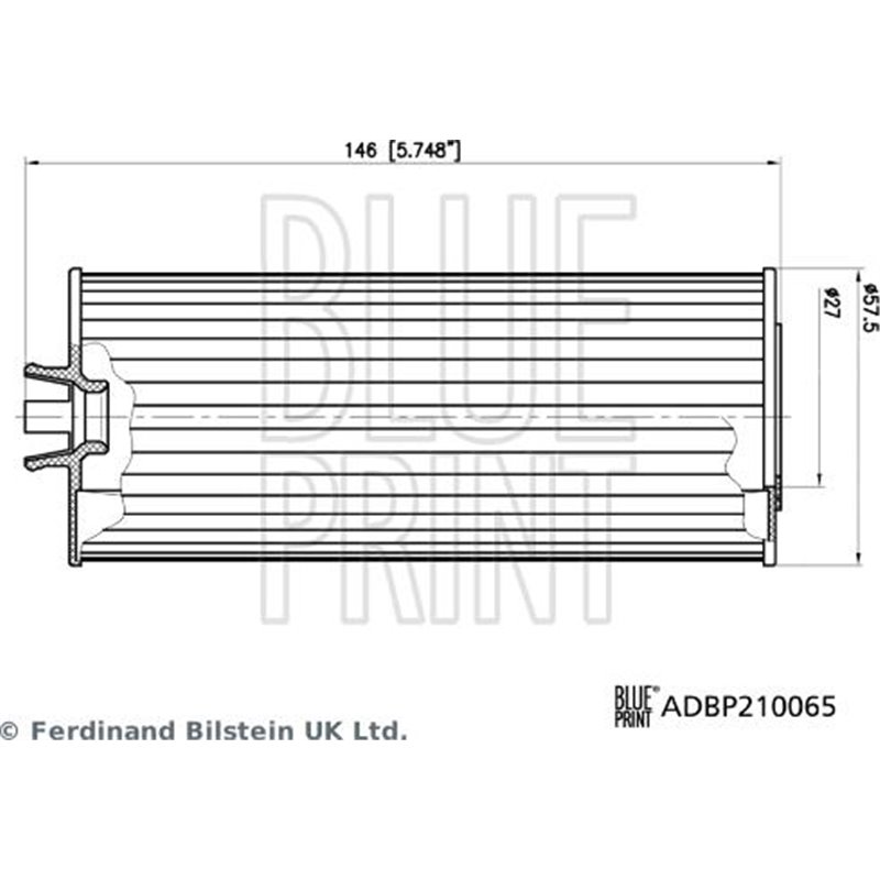 Filtru ulei - Blue Print-ADBP210065