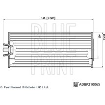 Filtru ulei - Blue Print-ADBP210065