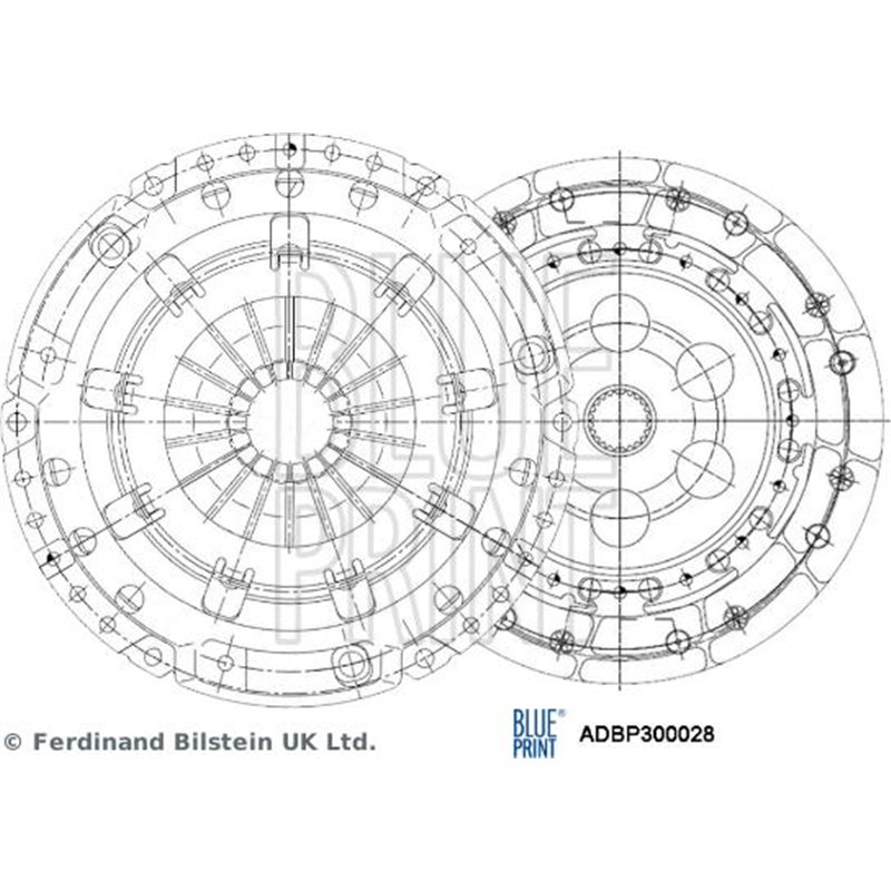 Set ambreiaj - Blue Print-ADBP300028