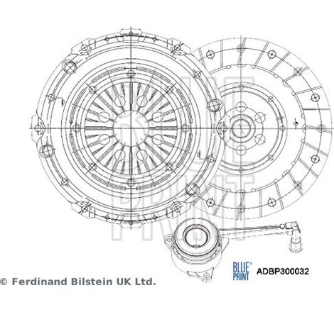 Set ambreiaj - Blue Print-ADBP300032