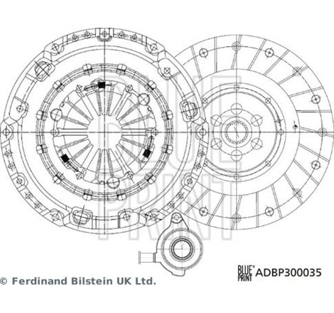 Set ambreiaj - Blue Print-ADBP300035