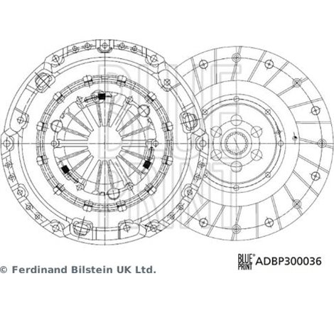 Set ambreiaj - Blue Print-ADBP300036